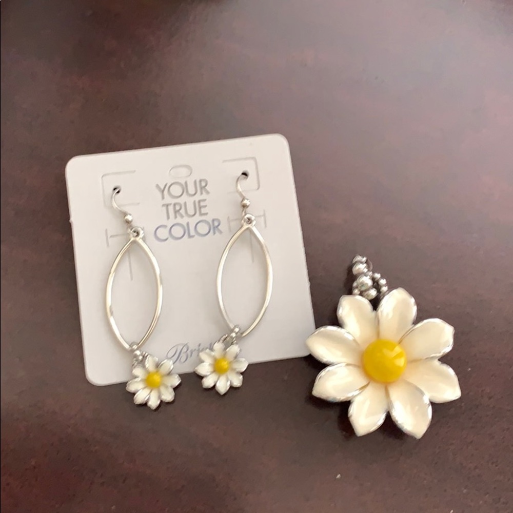 Brighton earrings and pennant